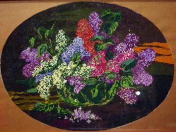 Bouquet of terry lilacs ( ). Gvozdetskaya Tatiana