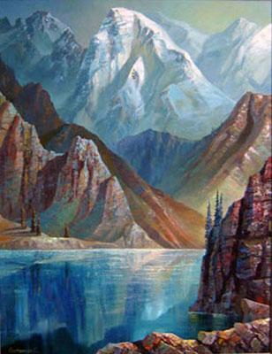 Mountain Lake. Litvyakov Sergey