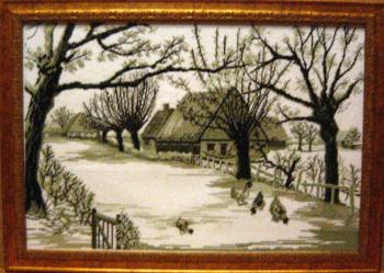 Winter in the village