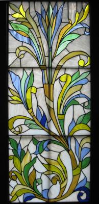 Stained Glass "Flowers". Pomelova Innesa
