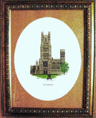   (Ely Cathedral).    .    (Heritage Stitchcraft, England).  