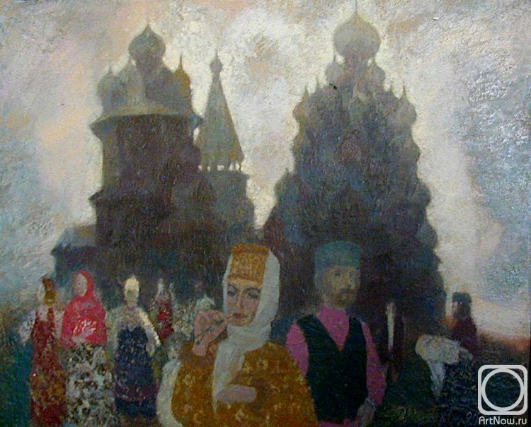 Morozov Edward. Festivities at the Kizhi