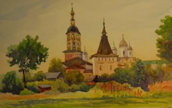 Okresnost Borovsk. Borovsko-Pafnuitevsky Monastery