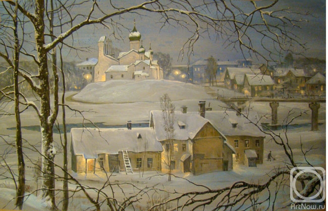 Alanne Kirill. Winter Pskov