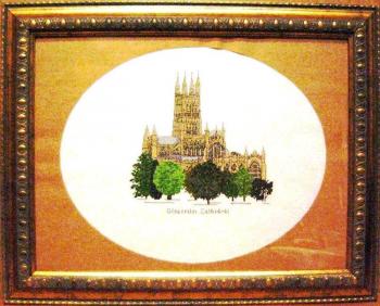   (Gloucester Cathedral).        (Heritage Stitchcraft, England).  