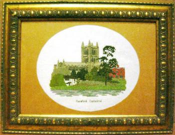   (Hereford Cathedral).        (Heritage Stitchcraft, England).  