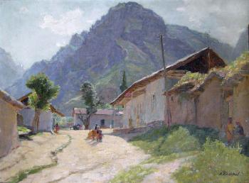 Mountain settlement Brichmulla. Petrov Vladimir