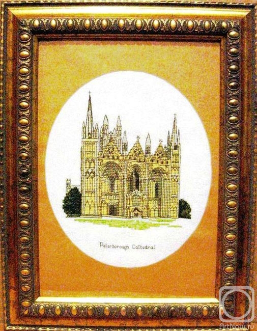 .  .   (Peterborough Cathedral).        (Heritage Stitchcraft, England)