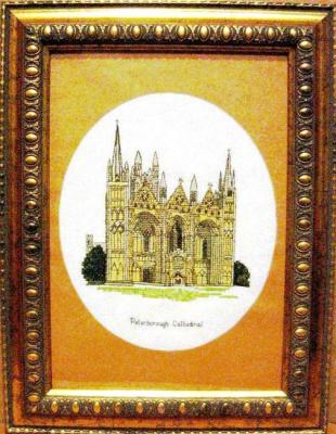   (Peterborough Cathedral).        (Heritage Stitchcraft, England).  