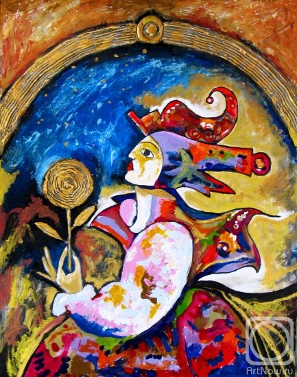 Ixygon Sergei. Woman with Flower