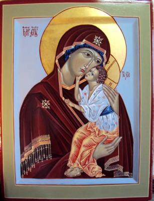 Icon of the Mother of God of Yaroslavl. Sajkov Andrei