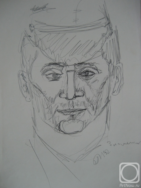 Pomelov Valentin. Portrait of a man