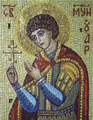 Mosaic for the church. Pomelova Innesa