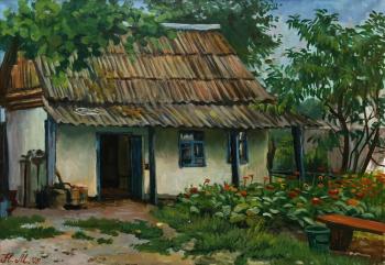 Small house on farm. Mihajljukov Nikolay