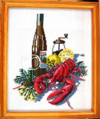 Still life with lobster. Gvozdetskaya Tatiana