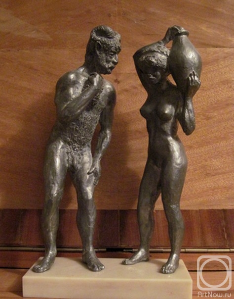 Gorev Vladimir. The faun and the nymph
