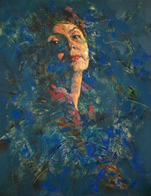 Portrait of the wife. Ilichev Alexander