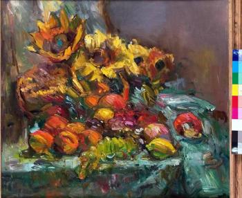 Still life with sunflowers. Zamaleev Talgat