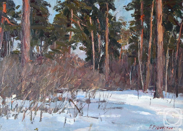 Rubinsky Pavel. Wood in the winter