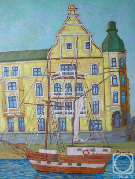 Piacheva Natalia. Ship and the Yellow House