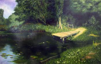Overgrown pond. Nikiforuk Sergey