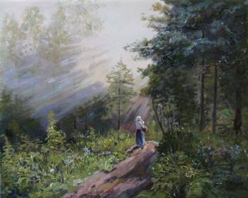 Panov Eduard Parfirevich. Forest path