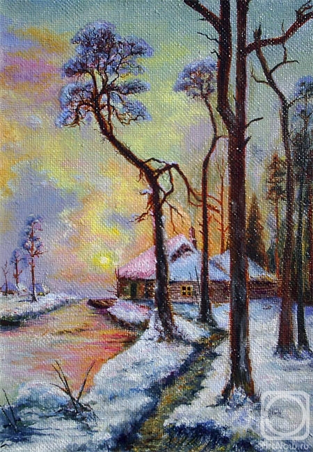 Nikiforuk Sergey. Winter evening