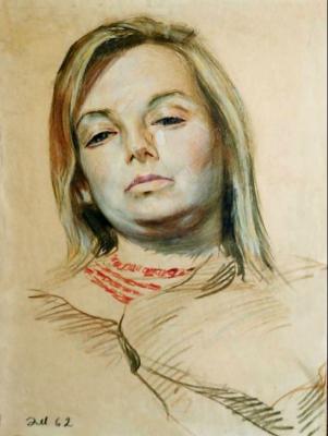 Portrait of the wife. Morozov Edward