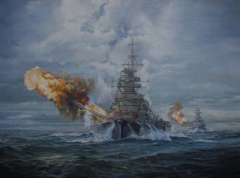 The Battle of the Denmark Strait ("Bismarck"). Golybev Dmitry