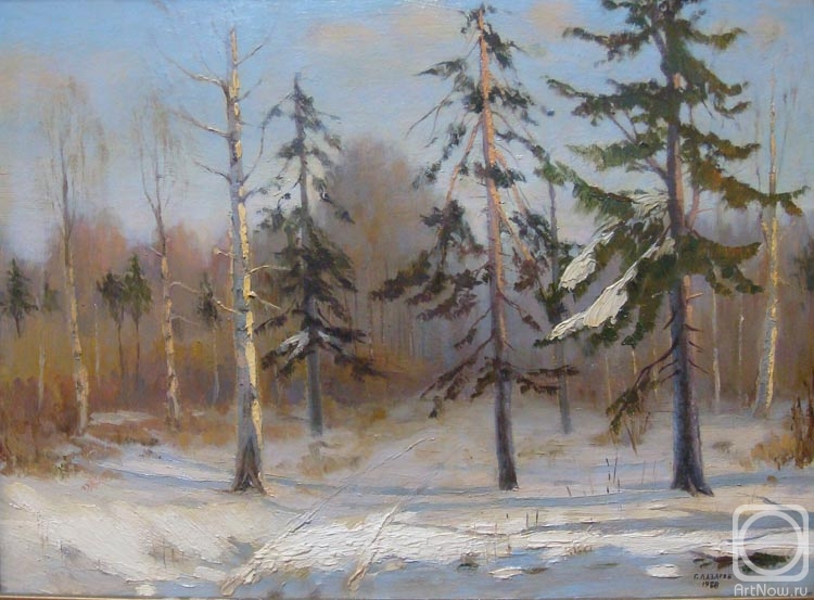 Lazarev Georgiy. Winter day