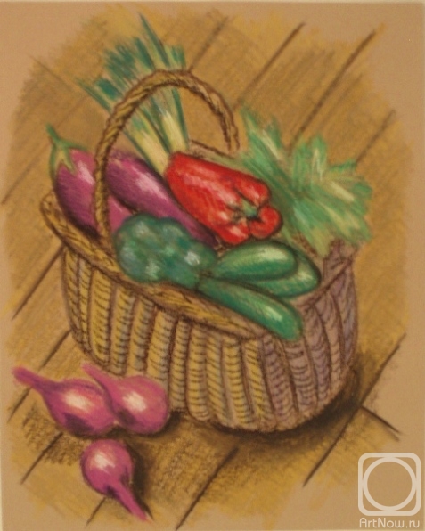 Lukaneva Larissa. Copy 214 (basket with vegetables)