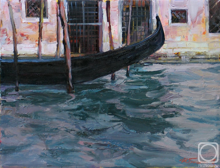 Grishchenko Igor. Venice. An old gondola