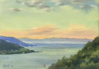 Baikal. View of the Shaman Stone