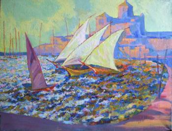 Ships came into this harbor