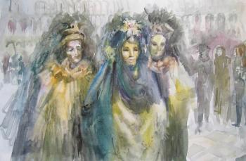 Venetian procession. Mustafina-Khazieva Lilia