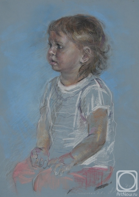 Khvastunova Alla. Portrait of a daughter