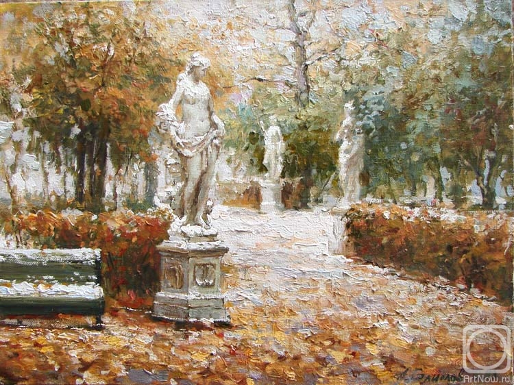 Galimov Azat. Late autumn. Summer Garden