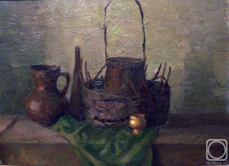 Polikarpova Anna. The still life with the baskets