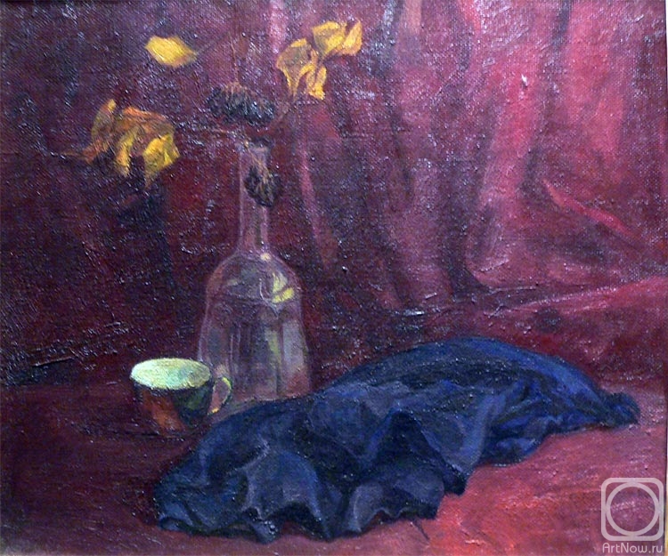 Polikarpova Anna. The purplish still life