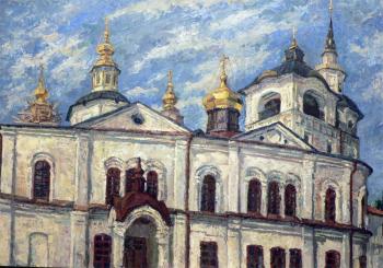The white church.Great Ustug. Polikarpova Anna
