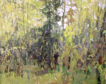 Landscape with a fur-tree (Deciduous Trees). Grishchenko Igor