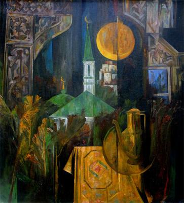 Friday prayer (central part of the triptych "Ufa Gate"). Shaihetdinov Vakil