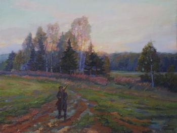 Landscape with a hunter. Panov Eduard