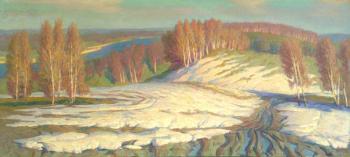 Картина «Мозырщина. Тающий снег»