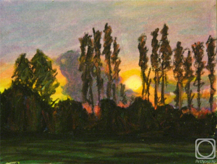 Gvozdetskaya Irina. Evening Light