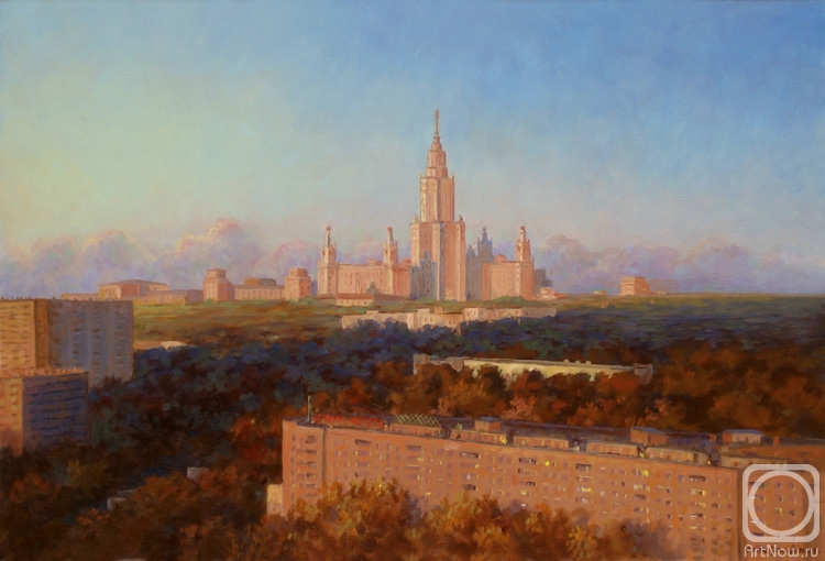 Zrazhevsky Arkady. Moscow. View on Moscow State University