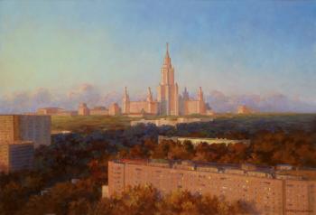 Moscow. View on Moscow State University. Zrazhevsky Arkady