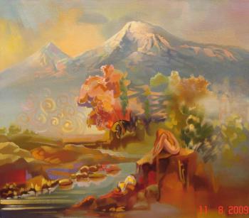 Lyrical Ararat (Lyrical Painting). Khachatryan Meruzhan