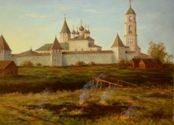 Pereslavl-Zalesskii. Nikitskii monastery. The grass burns. Zrazhevsky Arkady