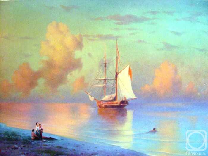 Kulagin Oleg. Sunset. I.Aivazovsky (copy)